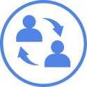 Icon of people sharing